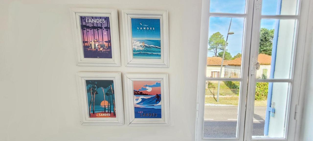 Charmante Maison Dans Les Landes X 10 Avec Piscine Et Salle D Escalade Lue Esterno foto