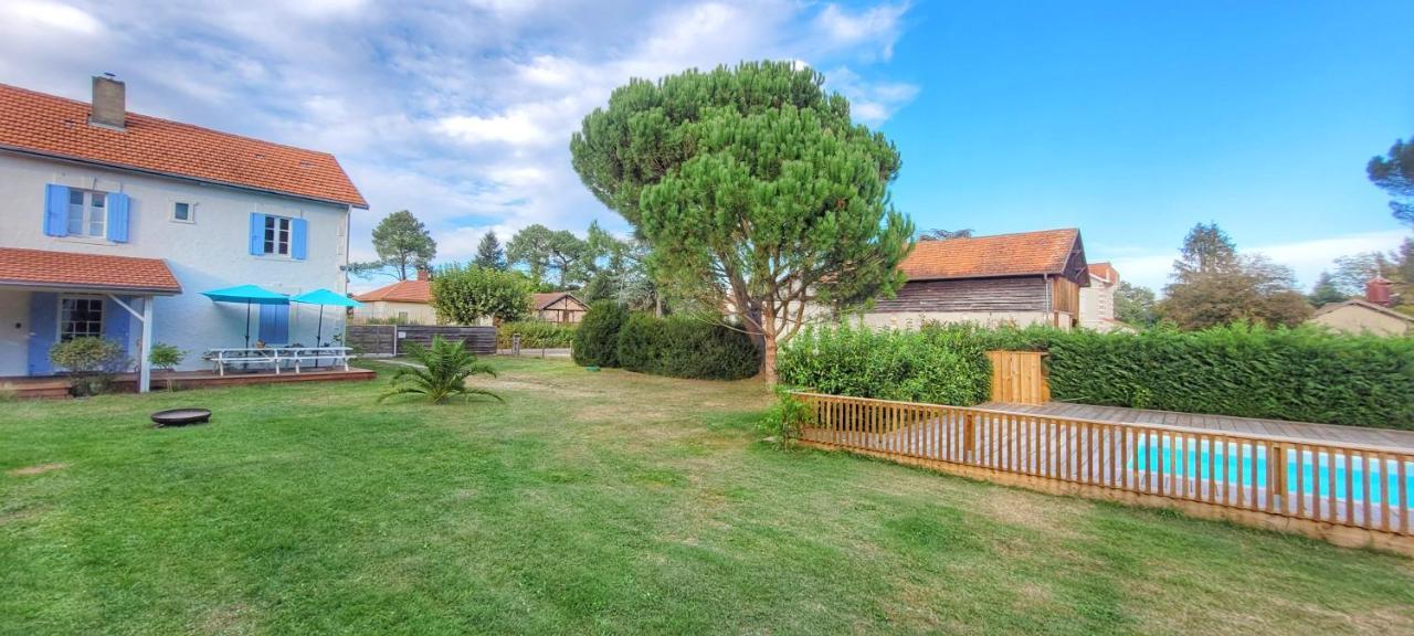 Charmante Maison Dans Les Landes X 10 Avec Piscine Et Salle D Escalade Lue Esterno foto
