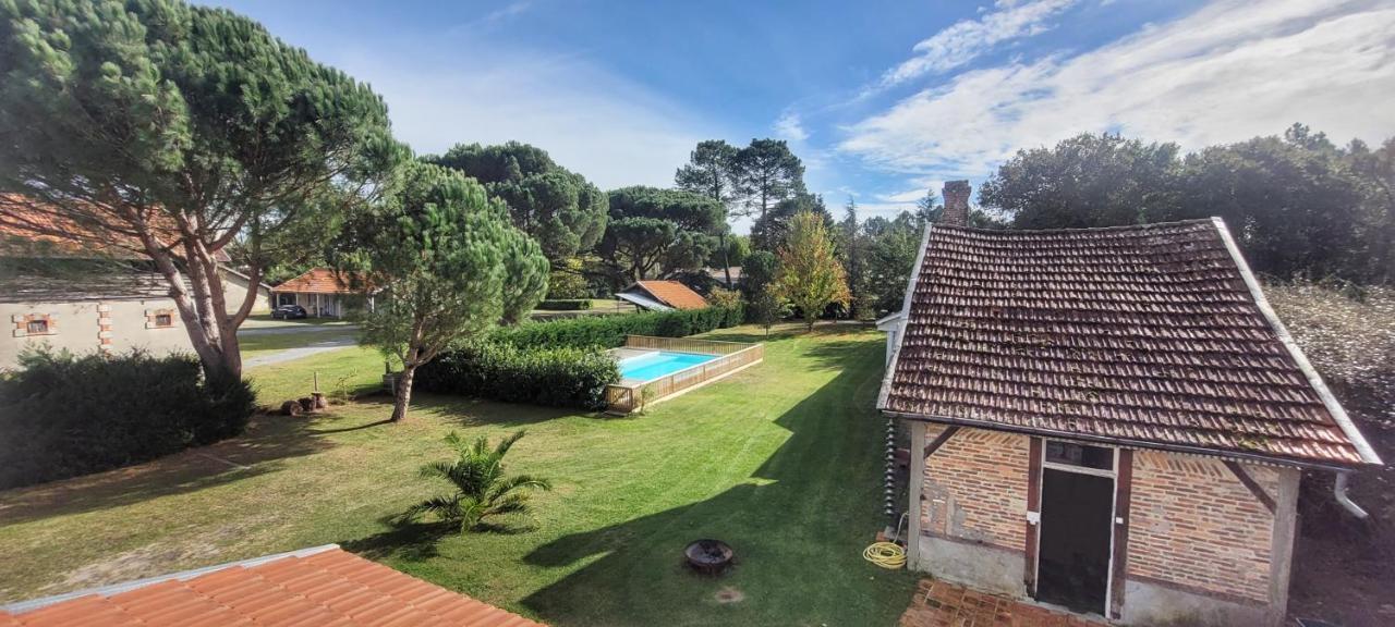 Charmante Maison Dans Les Landes X 10 Avec Piscine Et Salle D Escalade Lue Esterno foto