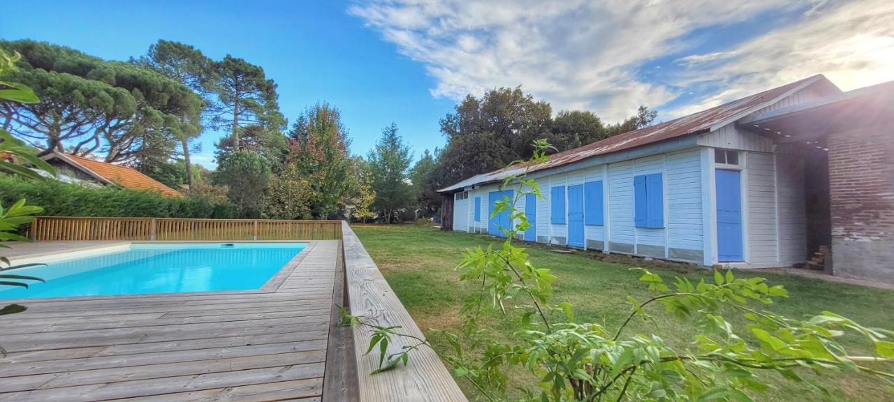 Charmante Maison Dans Les Landes X 10 Avec Piscine Et Salle D Escalade Lue Esterno foto