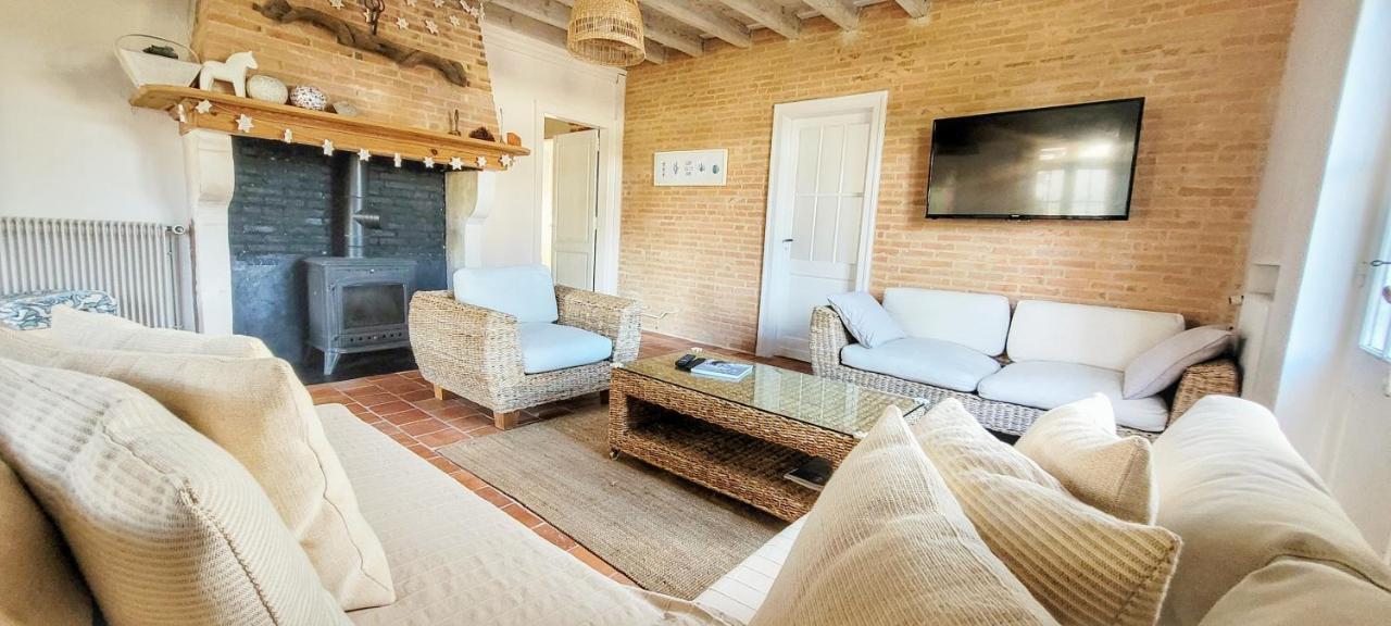 Charmante Maison Dans Les Landes X 10 Avec Piscine Et Salle D Escalade Lue Esterno foto