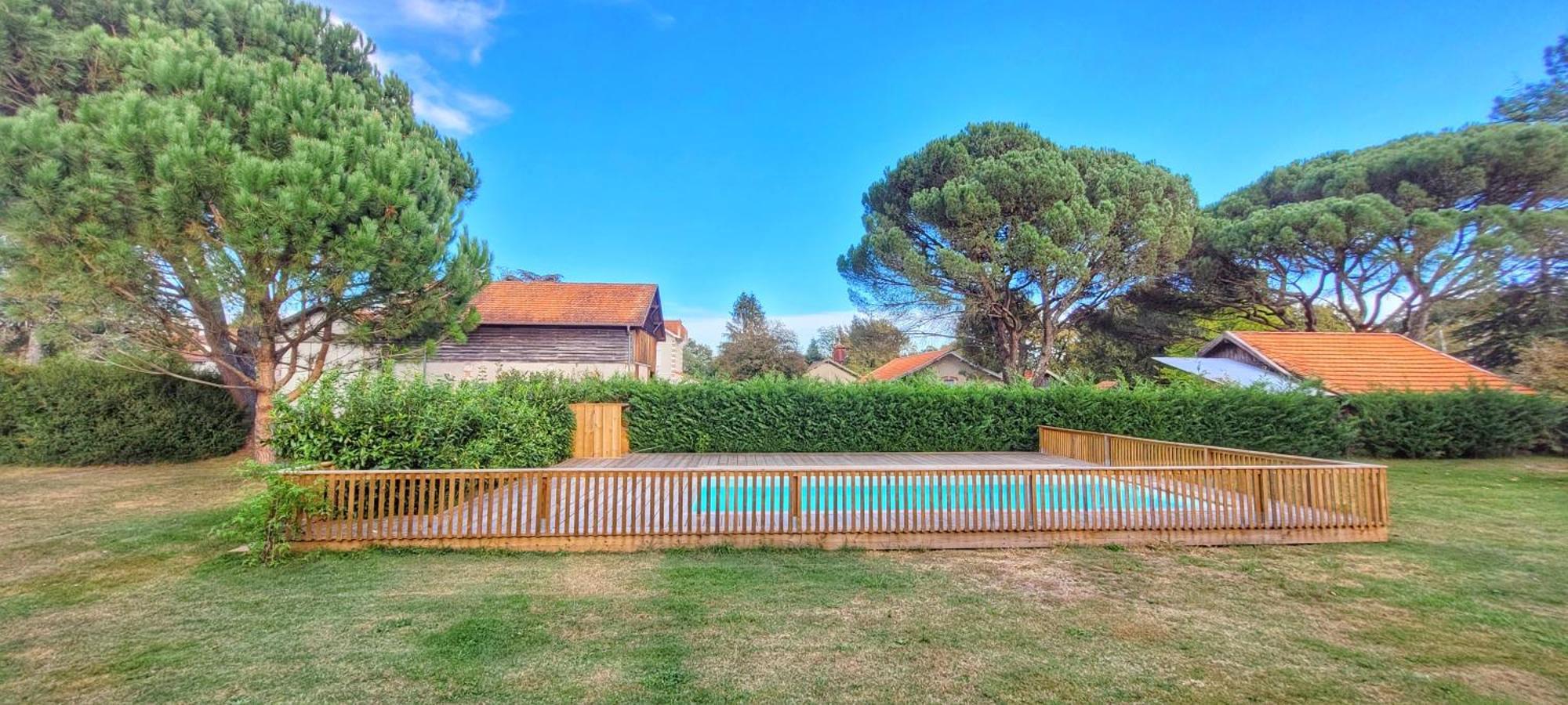 Charmante Maison Dans Les Landes X 10 Avec Piscine Et Salle D Escalade Lue Esterno foto
