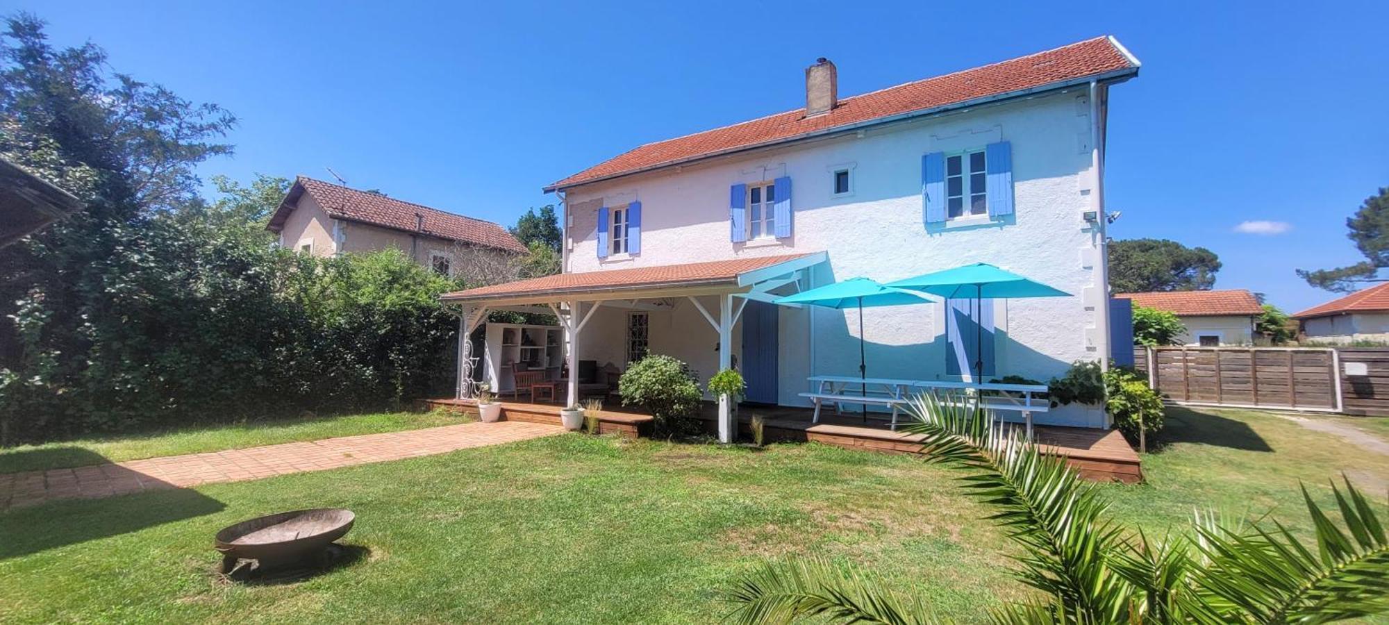 Charmante Maison Dans Les Landes X 10 Avec Piscine Et Salle D Escalade Lue Esterno foto